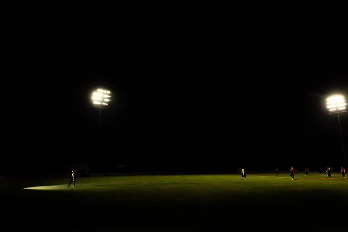 Cricket photography under floodlights at VPL