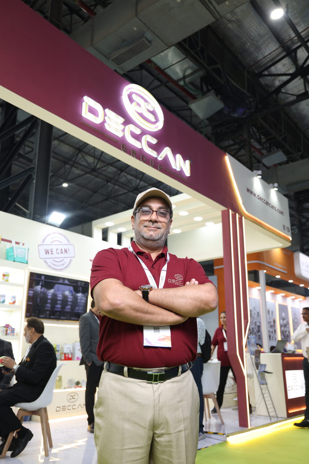 Deccan Cans exhibition booth at trade show