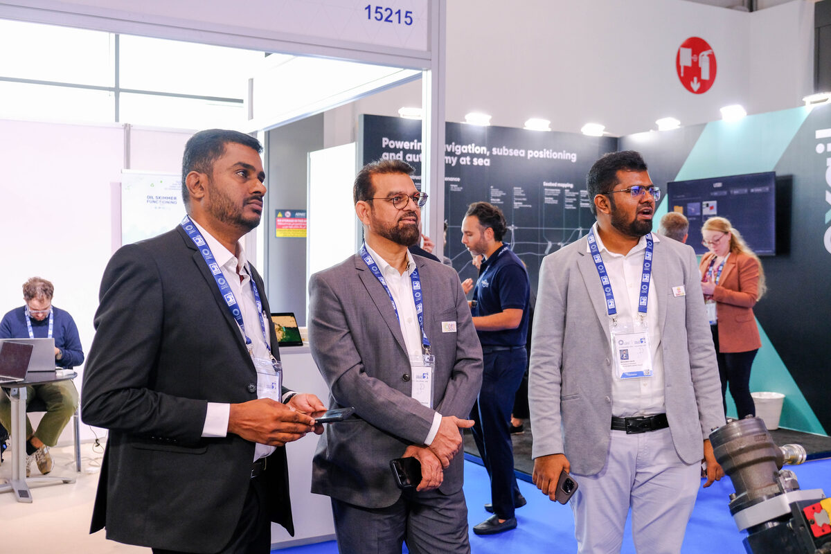 Expo floor coverage for STG Group